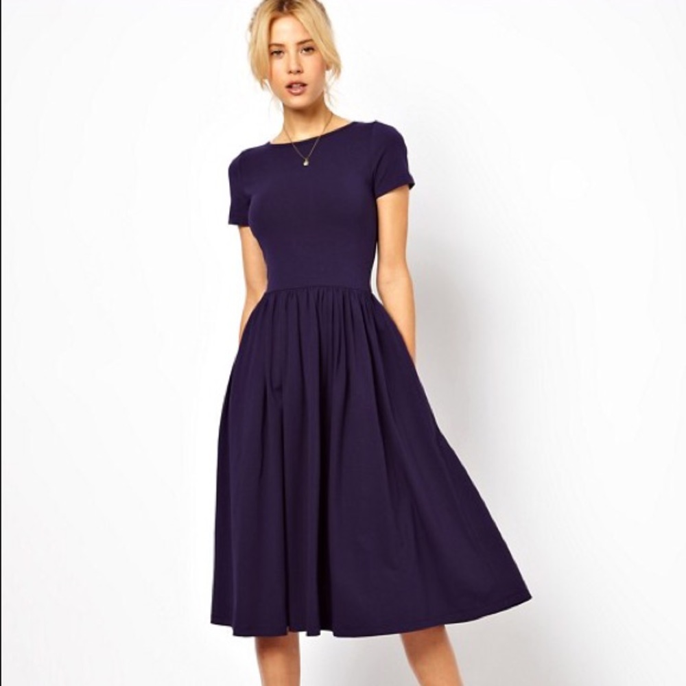 ASOS T shirt midi dress